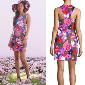Trina Turk Cosme Floral Shift Dress Sz 2